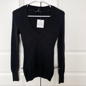 NWT Eileen Fisher Black VNeck Sweater Top